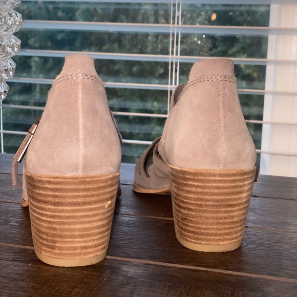 1. State Arnet Stacked Heel booties Suede Gray 9M - Picture 15 of 16